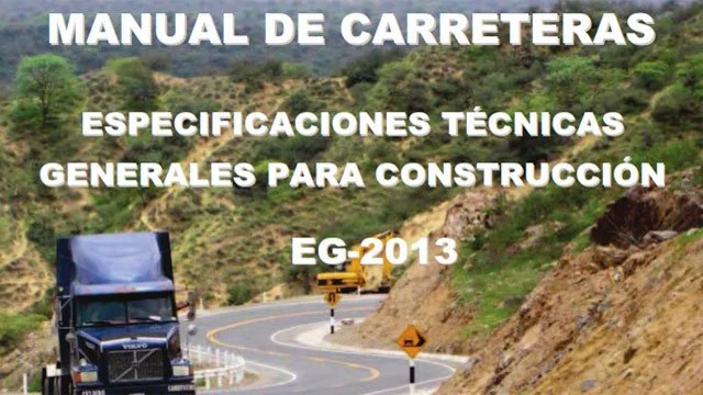 manual de carreteras especificaciones tecnicas