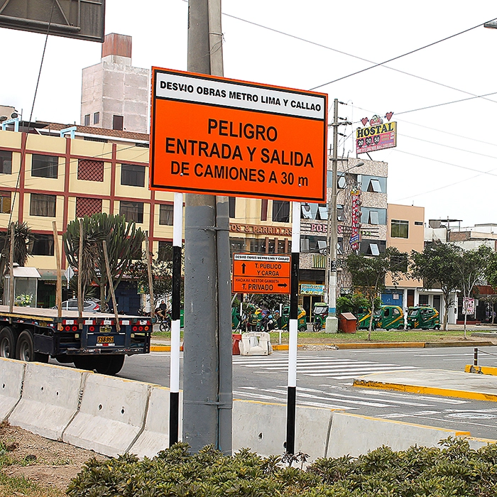 fabricacion suminstro e instalacion senales de obras metro de lima linea 2 ccima senalizaciones sac 2