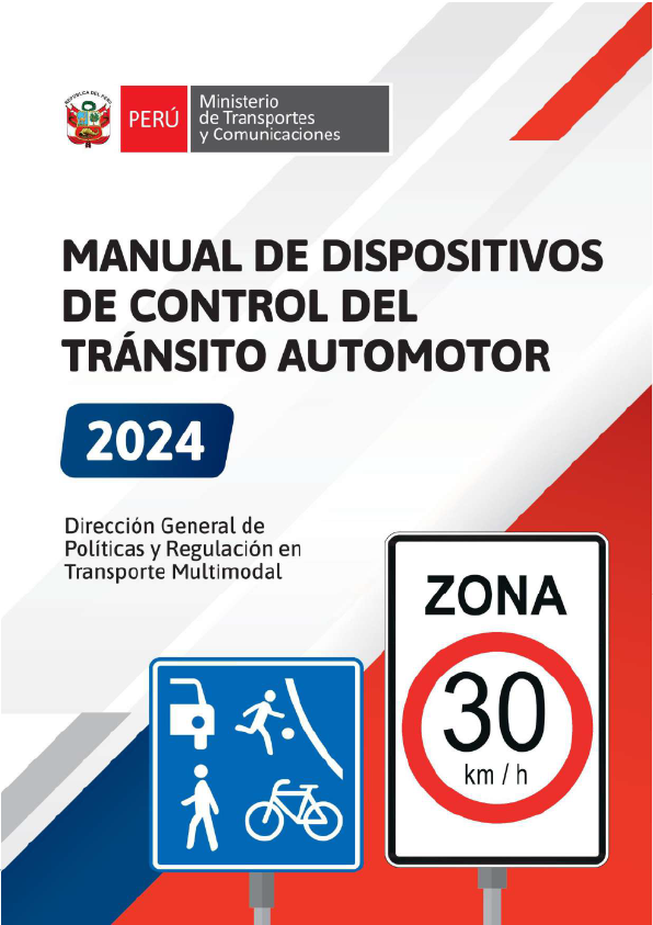 Manual de Dispositivos de Control de Transito Automotor RD N° 26 2024 MTC 18
