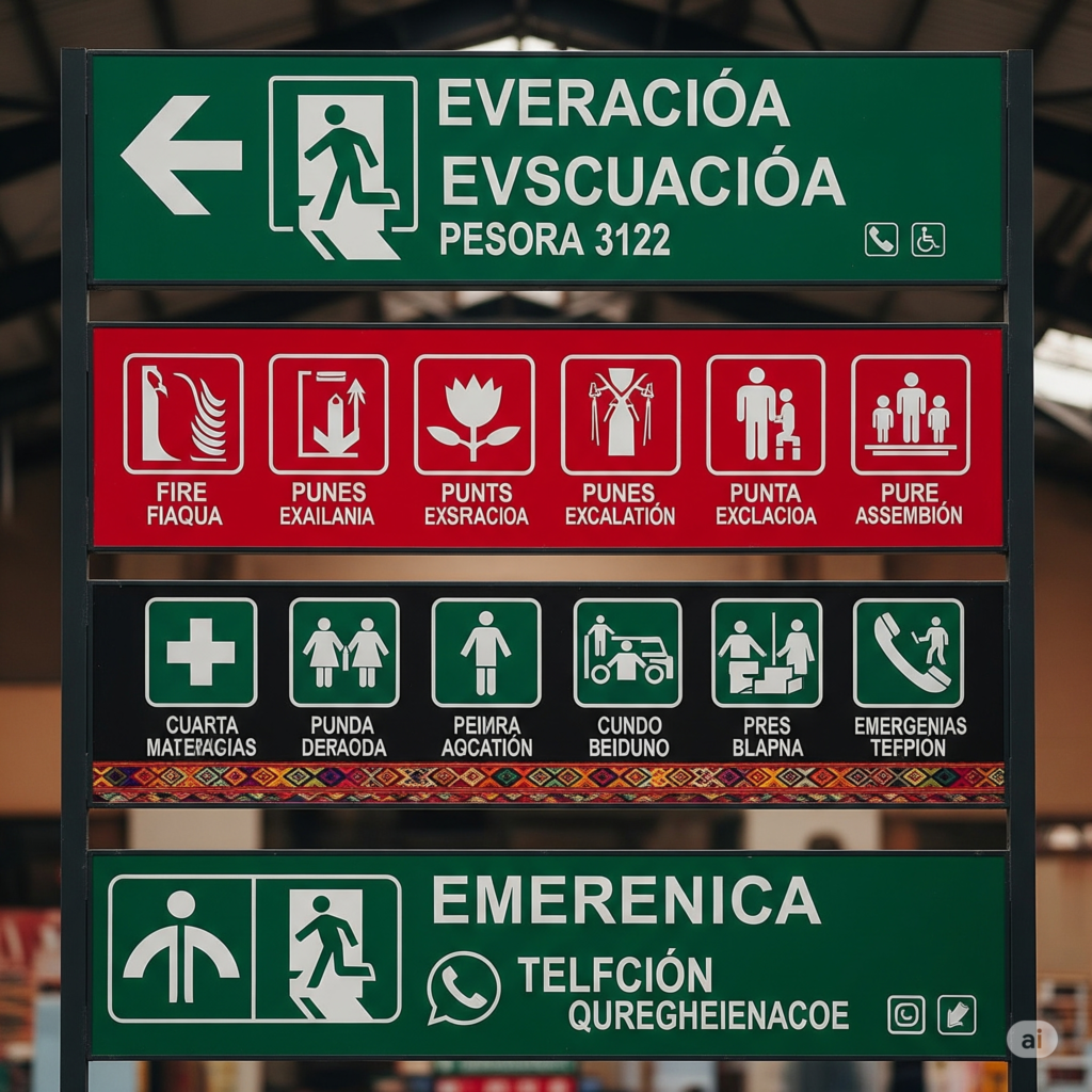 fabrica senales seguridad evacuacion emergencia peru