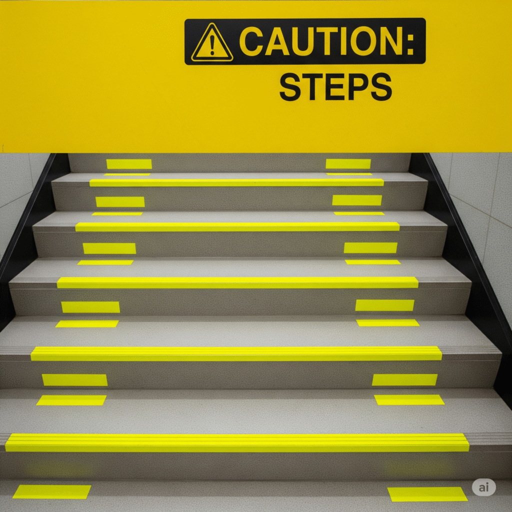 Señales para escaleras 1 senales escaleras normas colores ccimasenalizaciones peru