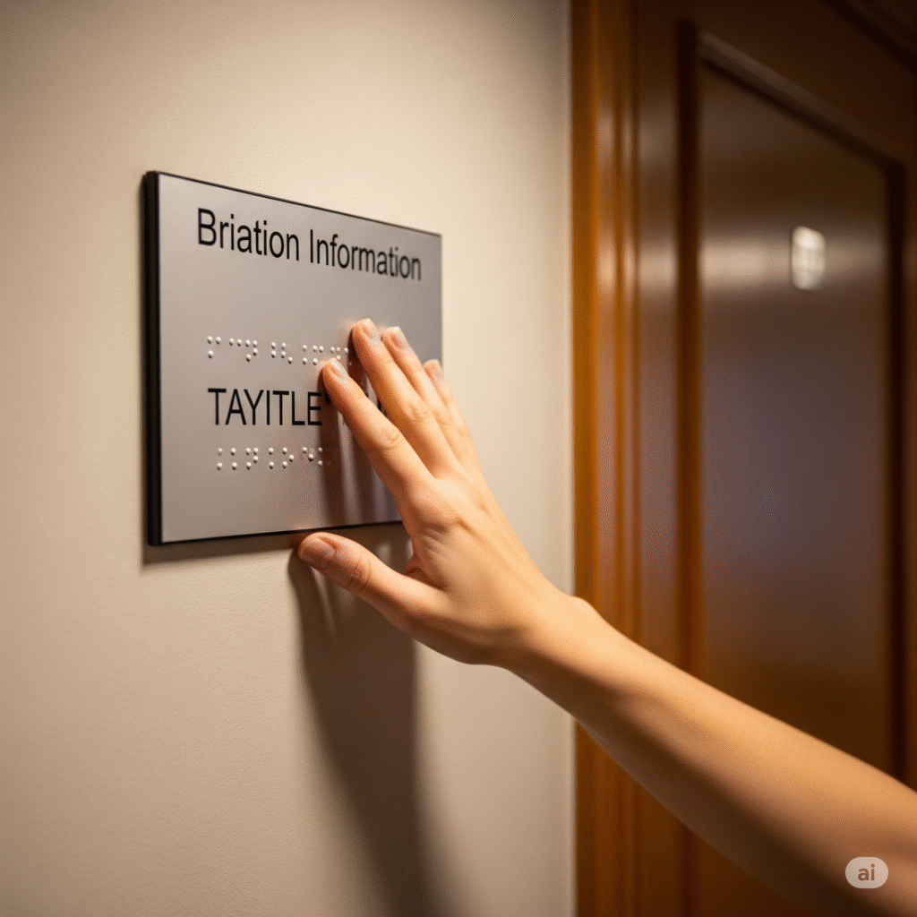 senalizacion braille oficinas inclusion ccimasenalizaciones peru