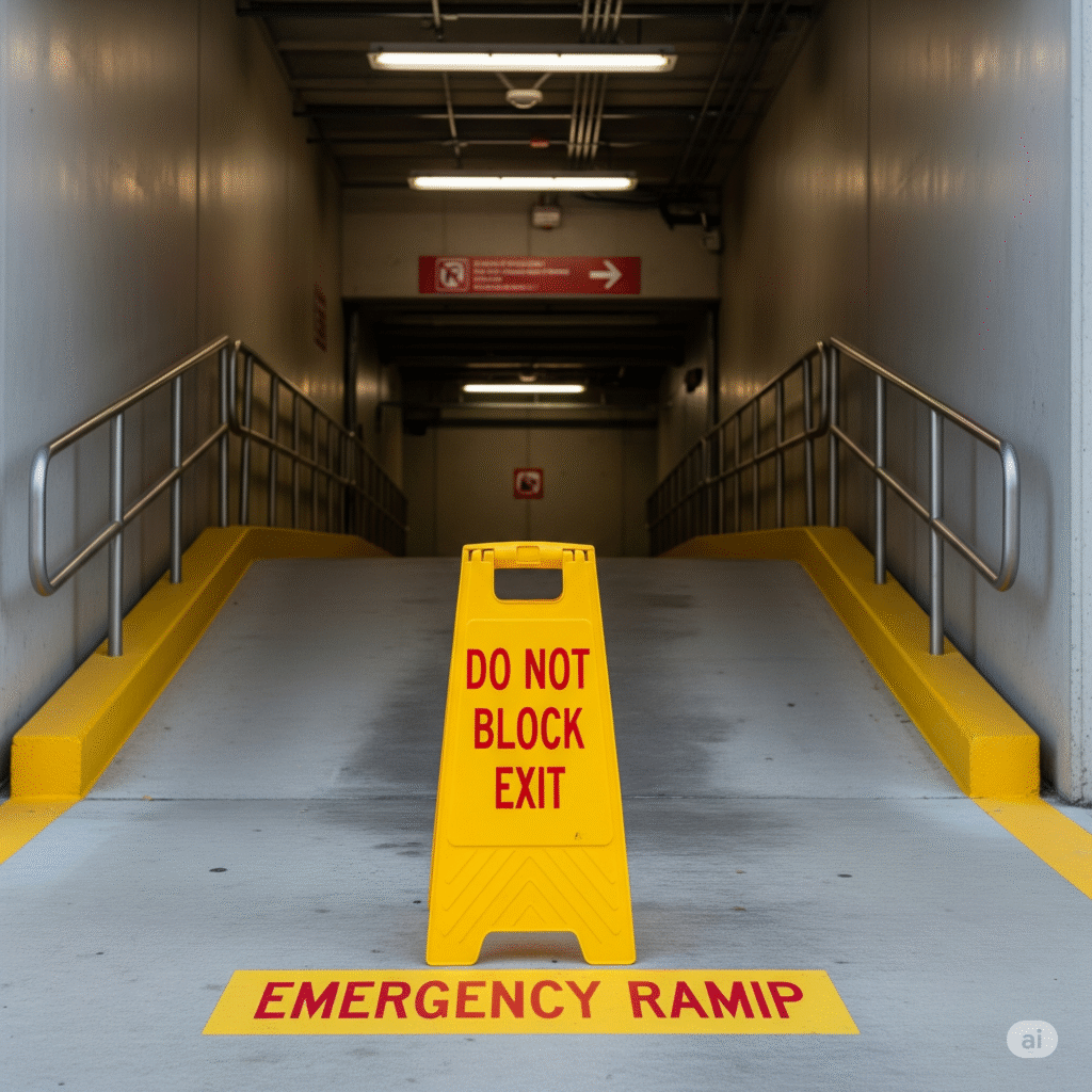 Señalización en rampas de emergencia 1 senalizacion rampas emergencia guia ccimasenalizaciones peru