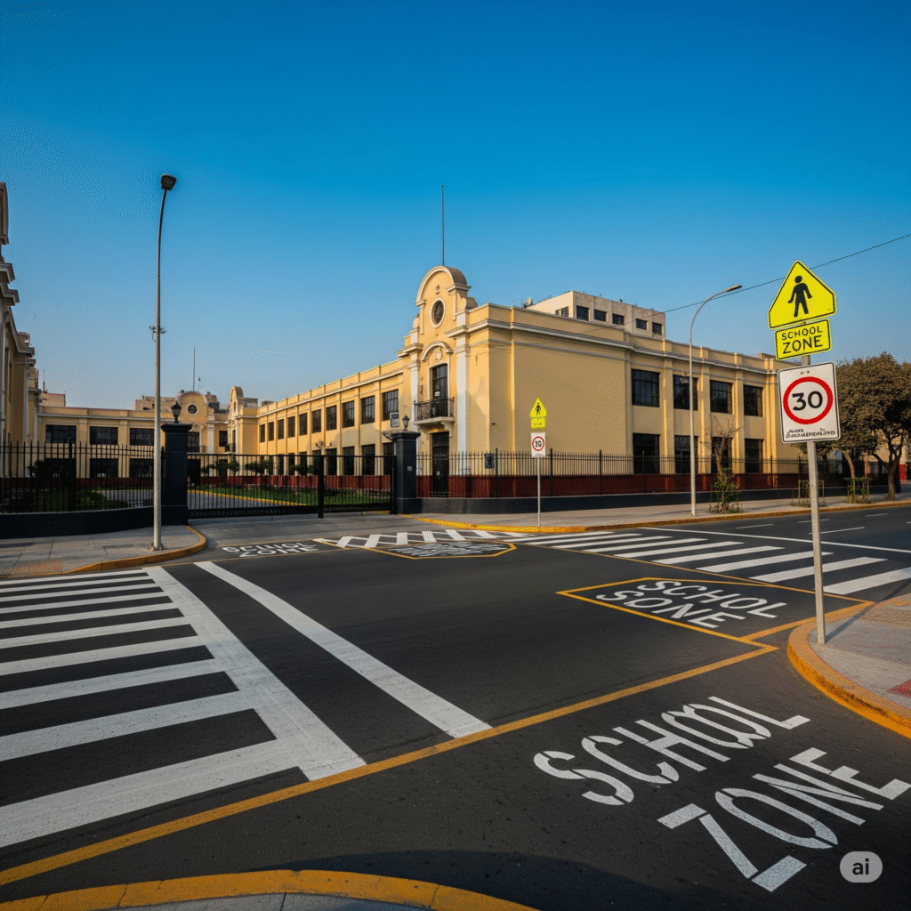 senalizacion vial zonas escolares seguridad ccimasenalizaciones peru