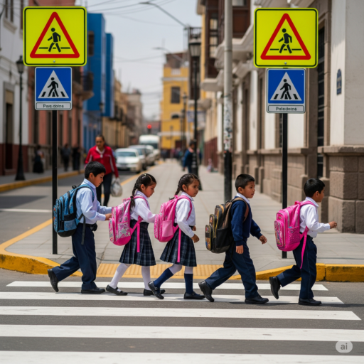 senalizar zonas escolares seguridad peatonal ccimasenalizaciones peru