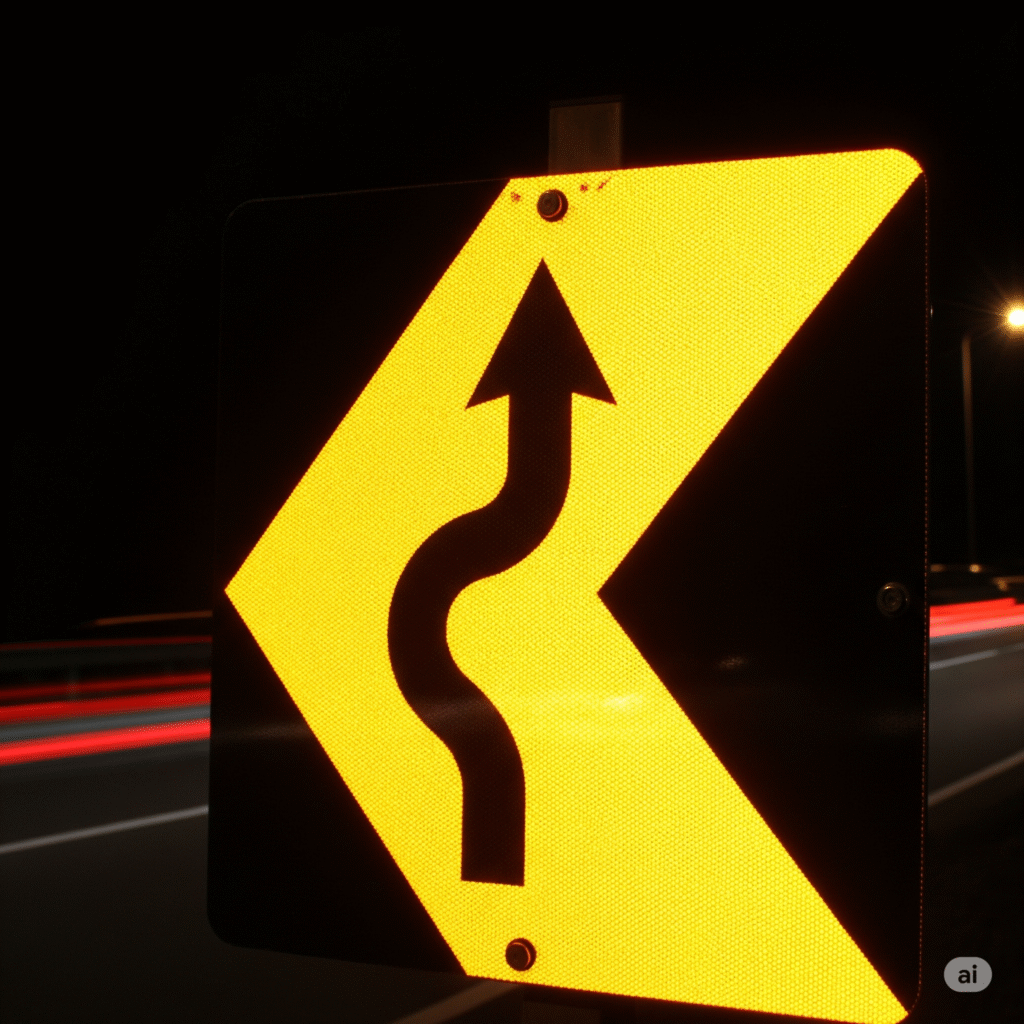 visibilidad curva nocturna seguridad ccimasenalizaciones peru