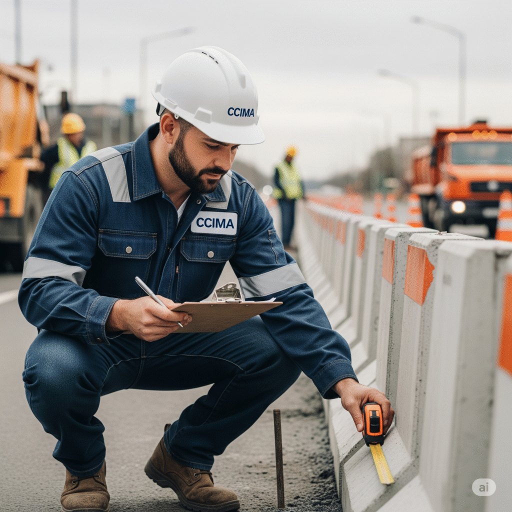 delineadores concreto alto transito ccimasenalizaciones peru