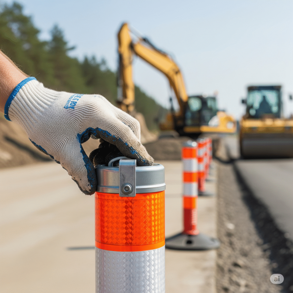 delineadores tubulares metalicos carreteras ccimasenalizaciones peru