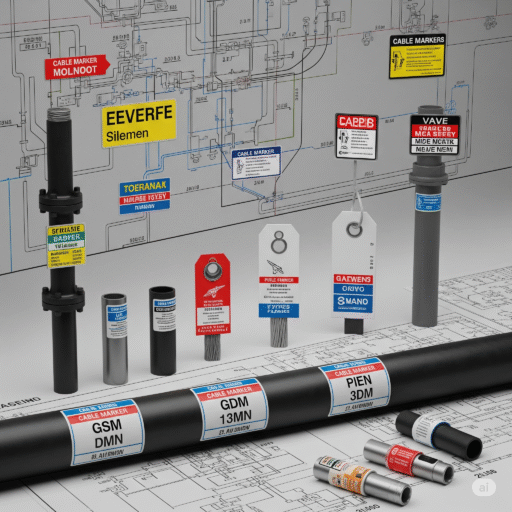identificacion marcaje industrial flujo redes electricas ccimasenalizaciones peru
