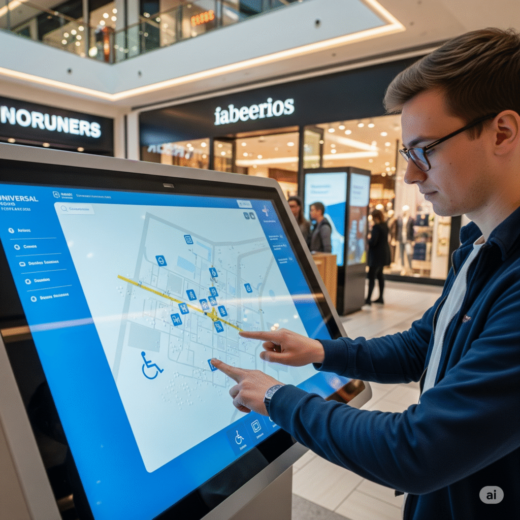 Señalización Braille centros comerciales 1 senalizacion braille centros comerciales inclusion ccimasenalizaciones peru