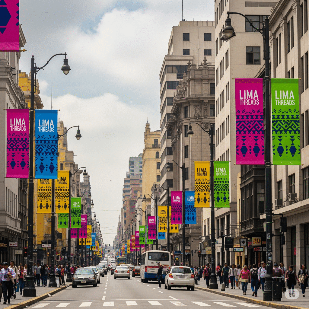 Dale Voz a tu Marca en la Ciudad: El Poder de las Banderolas 1 banderolas urbanas publicidad ccimasenalizaciones peru