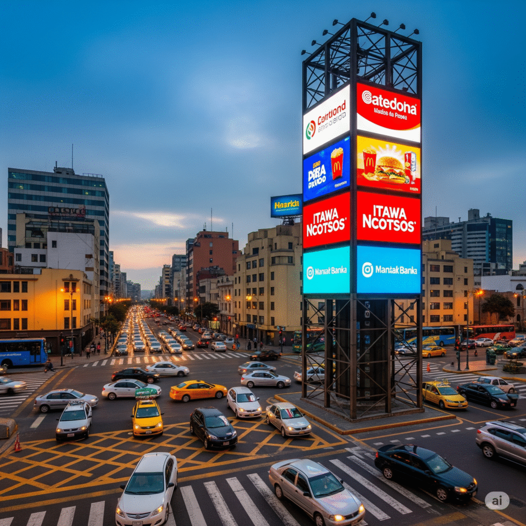 Visibilidad Extrema: Claves para Elegir el Lugar de tu Tótem 1 ubicacion totems publicitarios ccimasenalizaciones peru