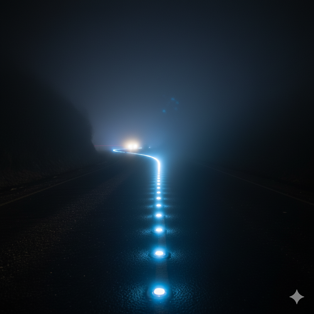 ¿Pérdida de visión en la carretera? Conoce la tecnología de los captafaros que iluminan las vías de Arequipa y Lima. 1 captafaros de alta visibilidad en peru ccimasenalizaciones peru