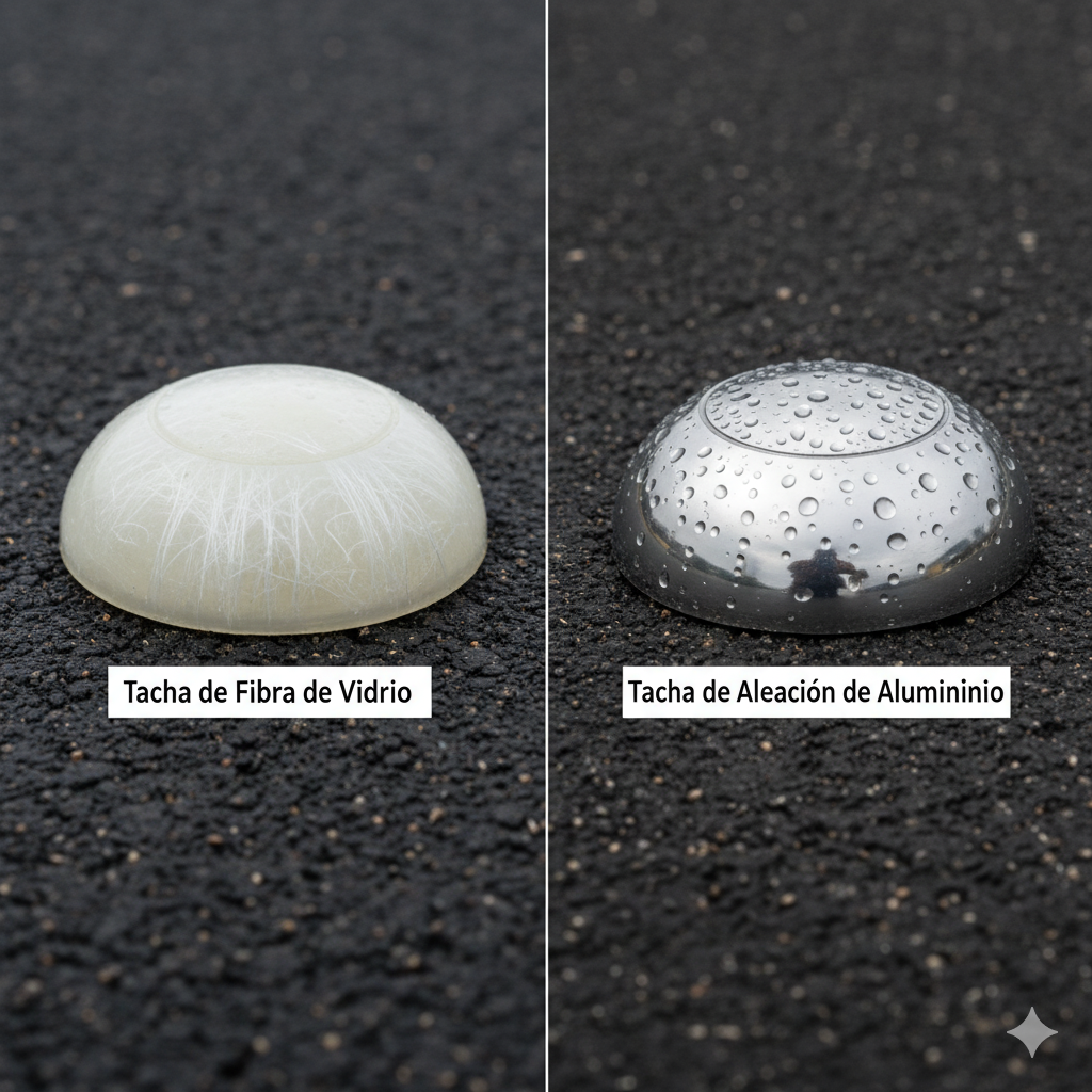 Guía Definitiva: ¿Qué Material Elige un Experto para la Seguridad Vial? 1 fibra de vidrio vs aluminio seguridad ccimasenalizaciones peru