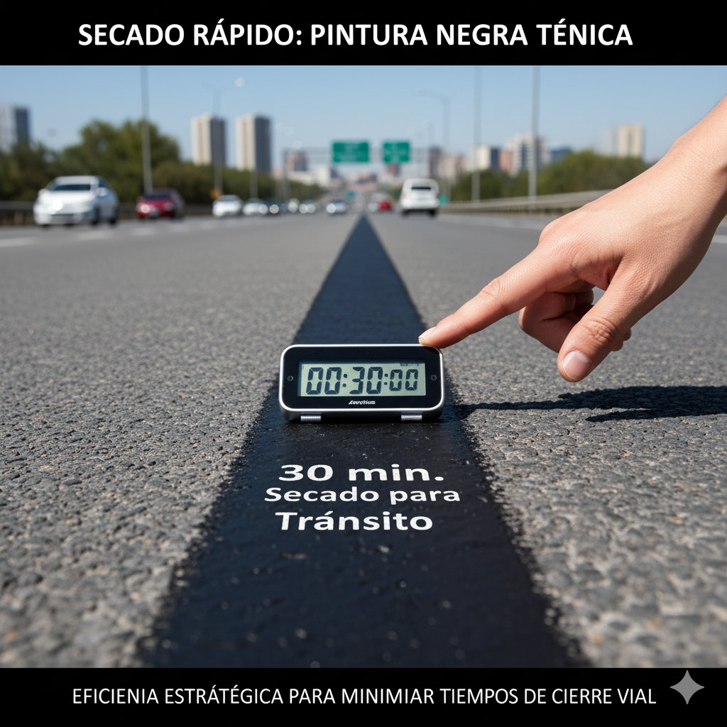 Guía de Costos 2025: ¿Cuánto Cuesta y Cuánto Rinde la Pintura Tráfico Negra para Borrado Vial? 1 pintura trafico negro precio rendimiento ccimasenalizaciones peru 2