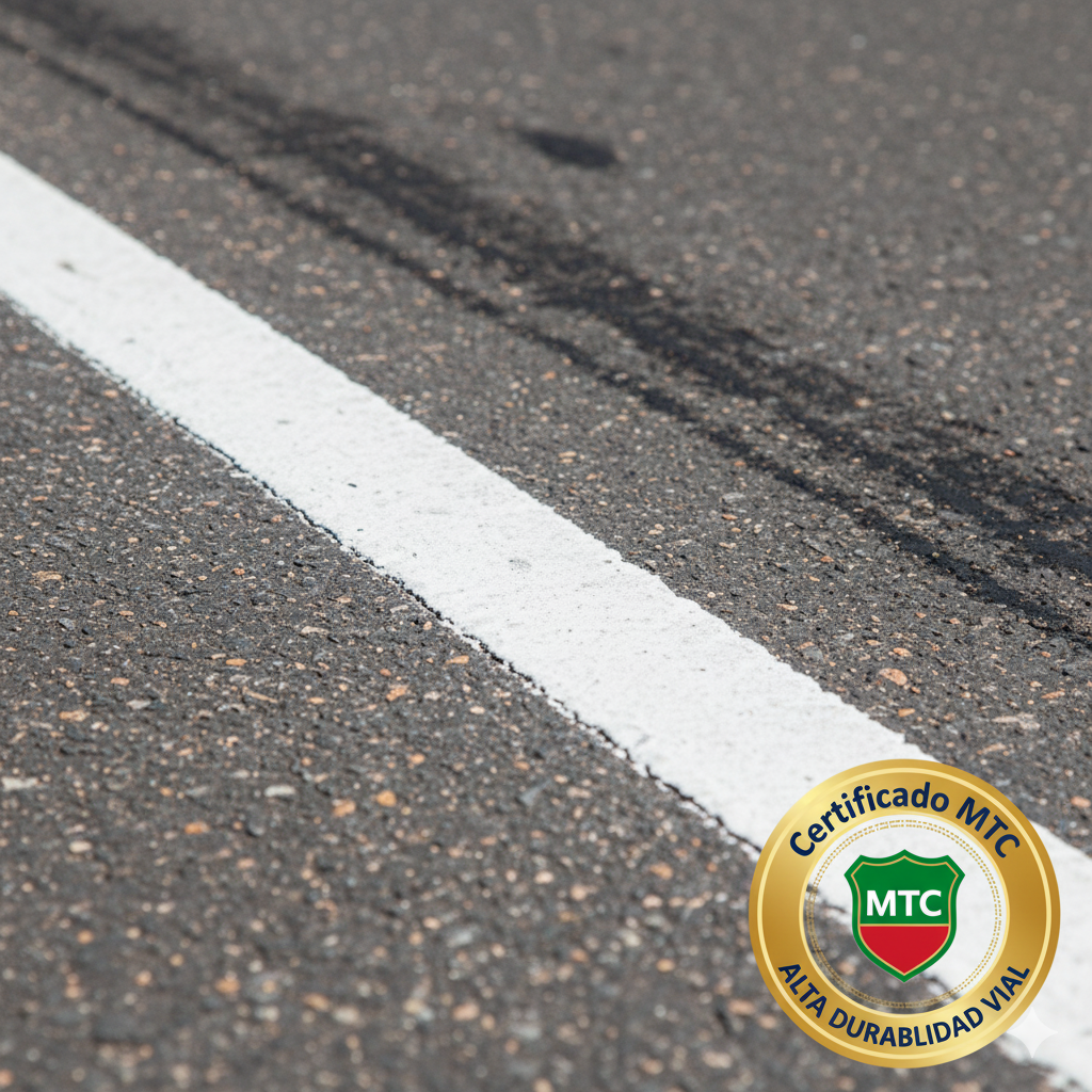 Más Allá del Trámite: Por Qué los Requisitos MTC de Retrorreflexión y Secado Definen la Seguridad y Calidad de su Demarcación Vial. 1 requisitos mtc pintura vial ccimasenalizaciones peru