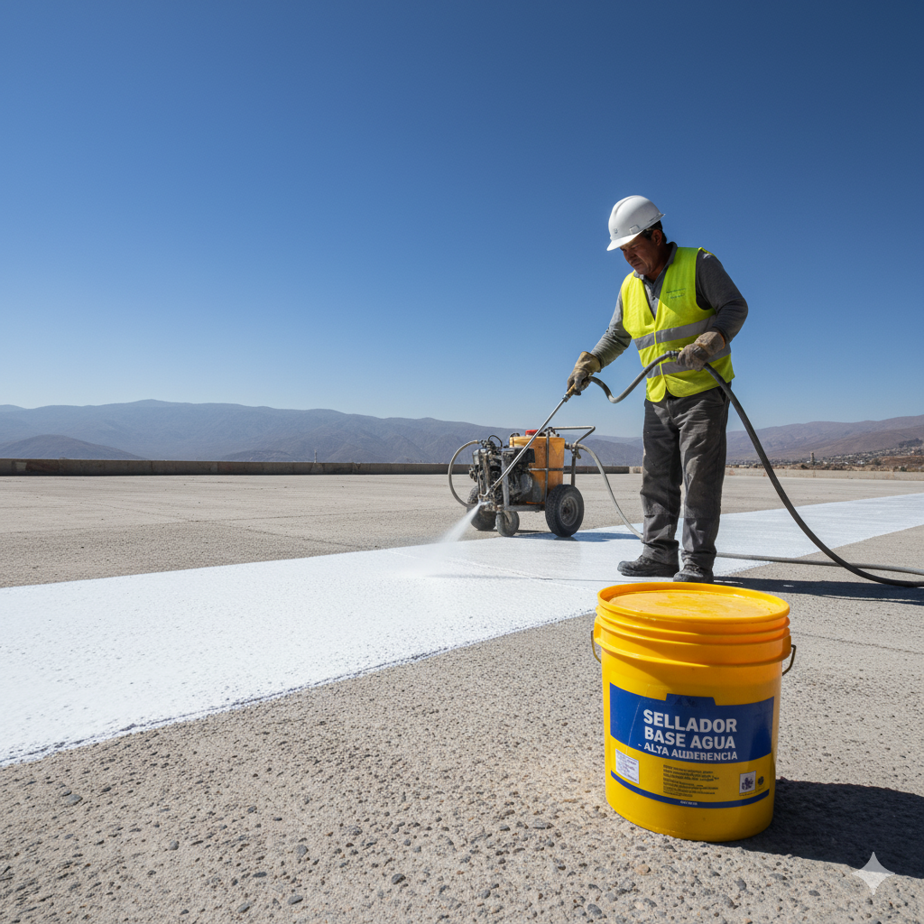 El Secreto Bajo la Línea Blanca: Por Qué Ignorar el Sellador Acrílico Hará que su Pintura Base Agua Falle en Seis Meses. 1 sellador adherencia pintura base agua ccimasenalizaciones peru