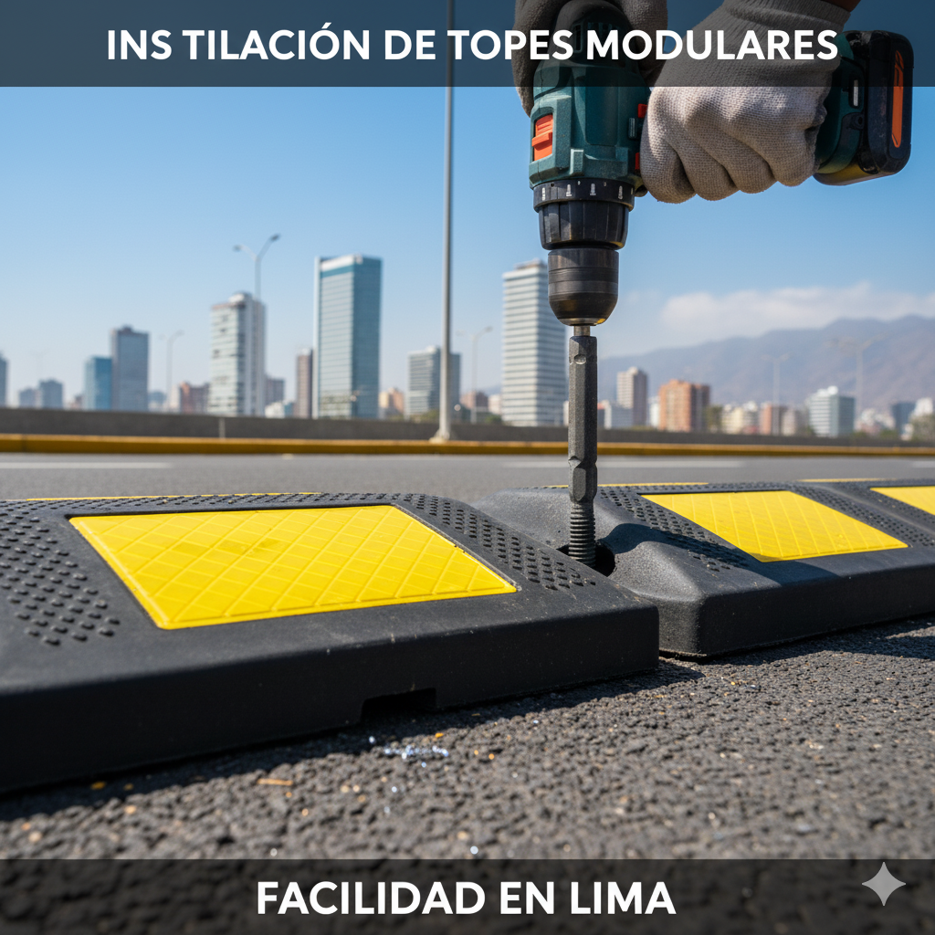 Frenando la Velocidad: Cómo Instalar Tachones Reductores Evita Accidentes Fatales en Avenidas de Lima y Arequipa 1 tachones reductores de velocidad lima ccimasenalizaciones peru