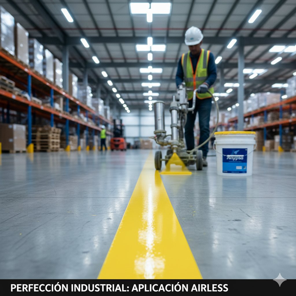 como aplicar pintura de alto transito ccimasenalizaciones peru