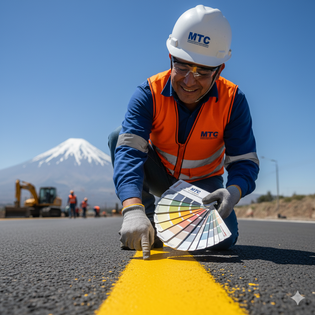 Pintura Alto Tránsito Colores en un ambiente industrial de Arequipa, demostrando rendimiento contra el desgaste