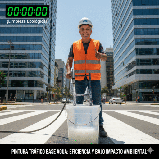 pintura de trafico base agua sostenible ccimasenalizaciones peru