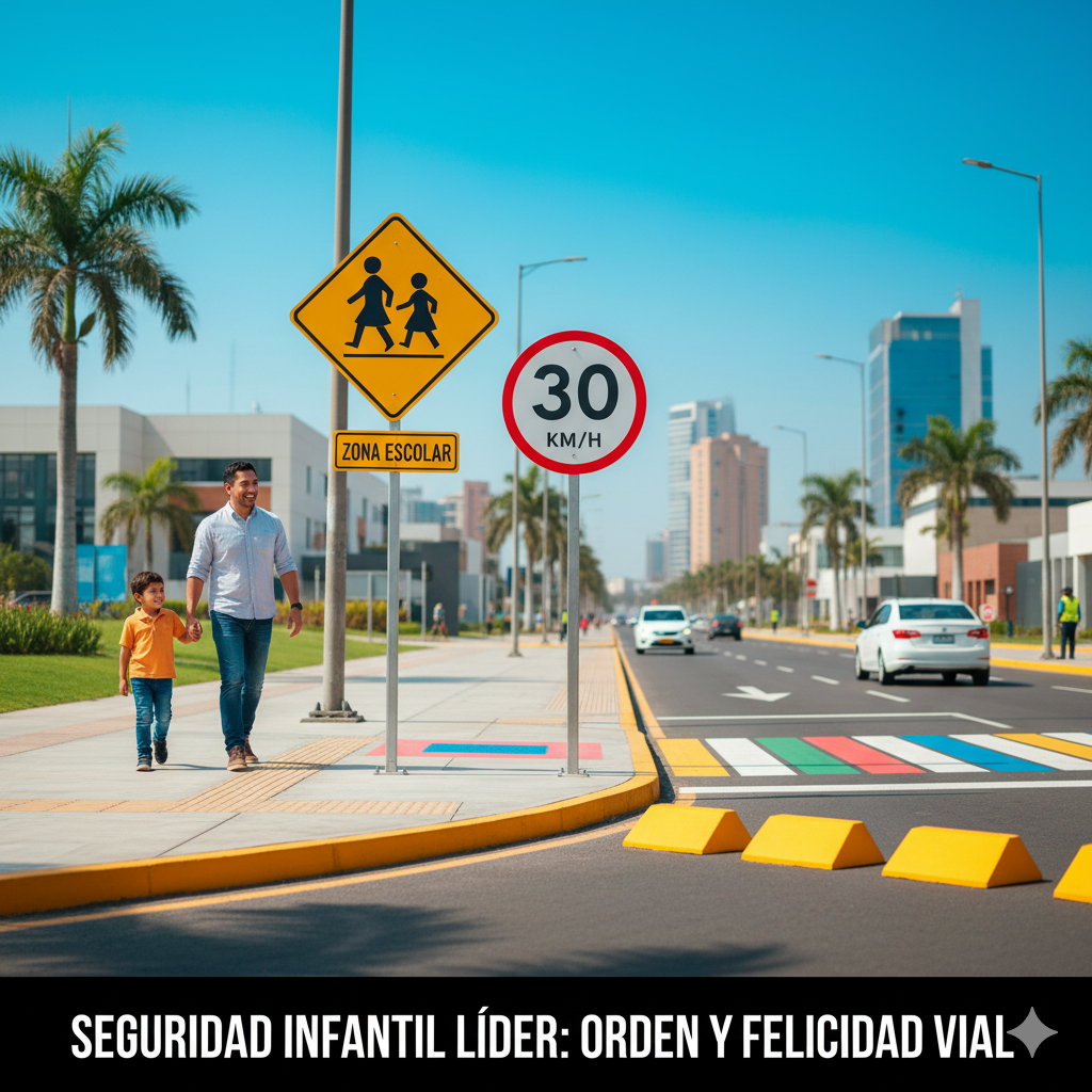 senal de prevencion zona escolar lider ccimasenalizaciones peru