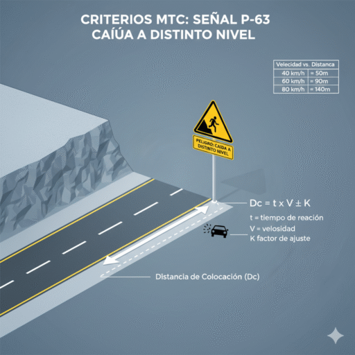 senal peligro caida a distinto nivel ccimasenalizaciones peru 2
