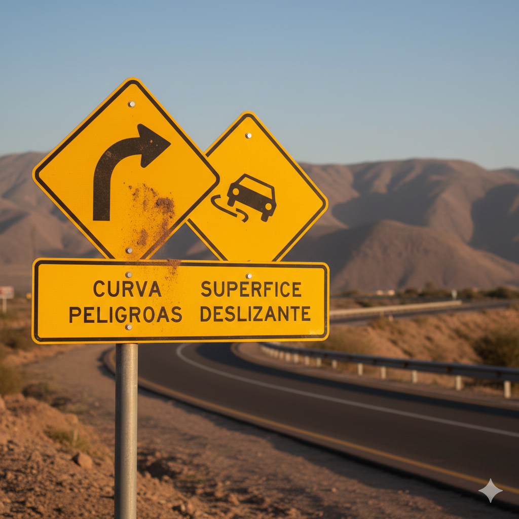 ¡No pierdas el freno! La guía definitiva sobre señales de pendientes peligrosas para conductores en Lima y Arequipa. 4 señales de advertencia para pendientes peligrosas con reflectividad grado diamante en Lima