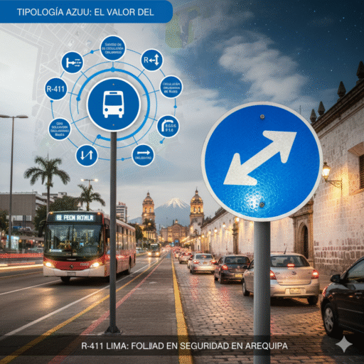 5 senales circulares de fondo azul ccimasenalizaciones peru