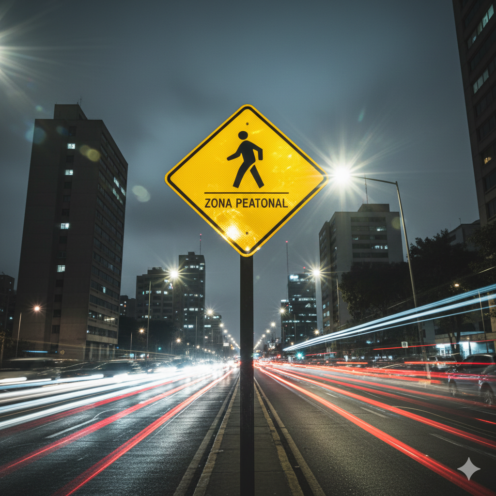 ¿Por qué tu distrito necesita mejores señales de cruce peatonal hoy mismo? El secreto de las calles seguras en Lima y Arequipa. 1 senales de advertencia de cruce peatonal ccimasenalizaciones peru 2
