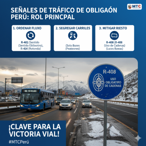 senales de trafico de obligacion ccimasenalizaciones peru