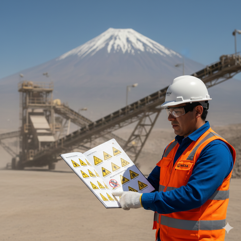 ¡No los ignores! Guía maestra de pictogramas de advertencia para un trabajo sin accidentes. 1 pictogramas de advertencia ccimasenalizaciones peru