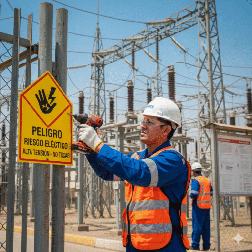 senalamiento precaucion alto voltaje ccimasenalizaciones peru