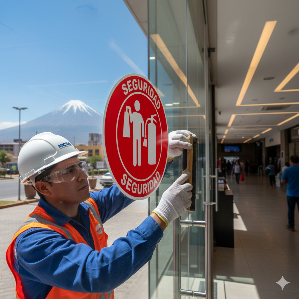 senales en vidrios para evitar accidentes ccimasenalizaciones peru