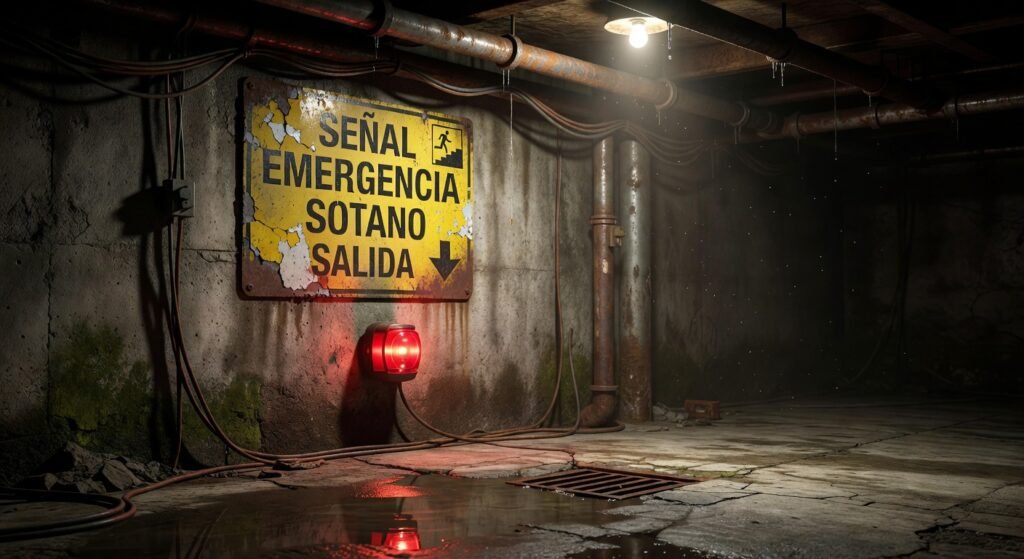 Señales de emergencia en sótanos: Guía de Seguridad Crítica 2026 1 señales de emergencia en sótanos