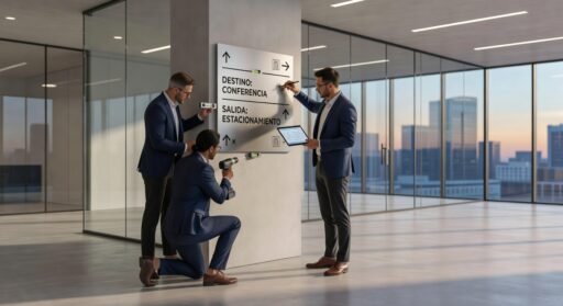 Cómo instalar señales informativas de destino