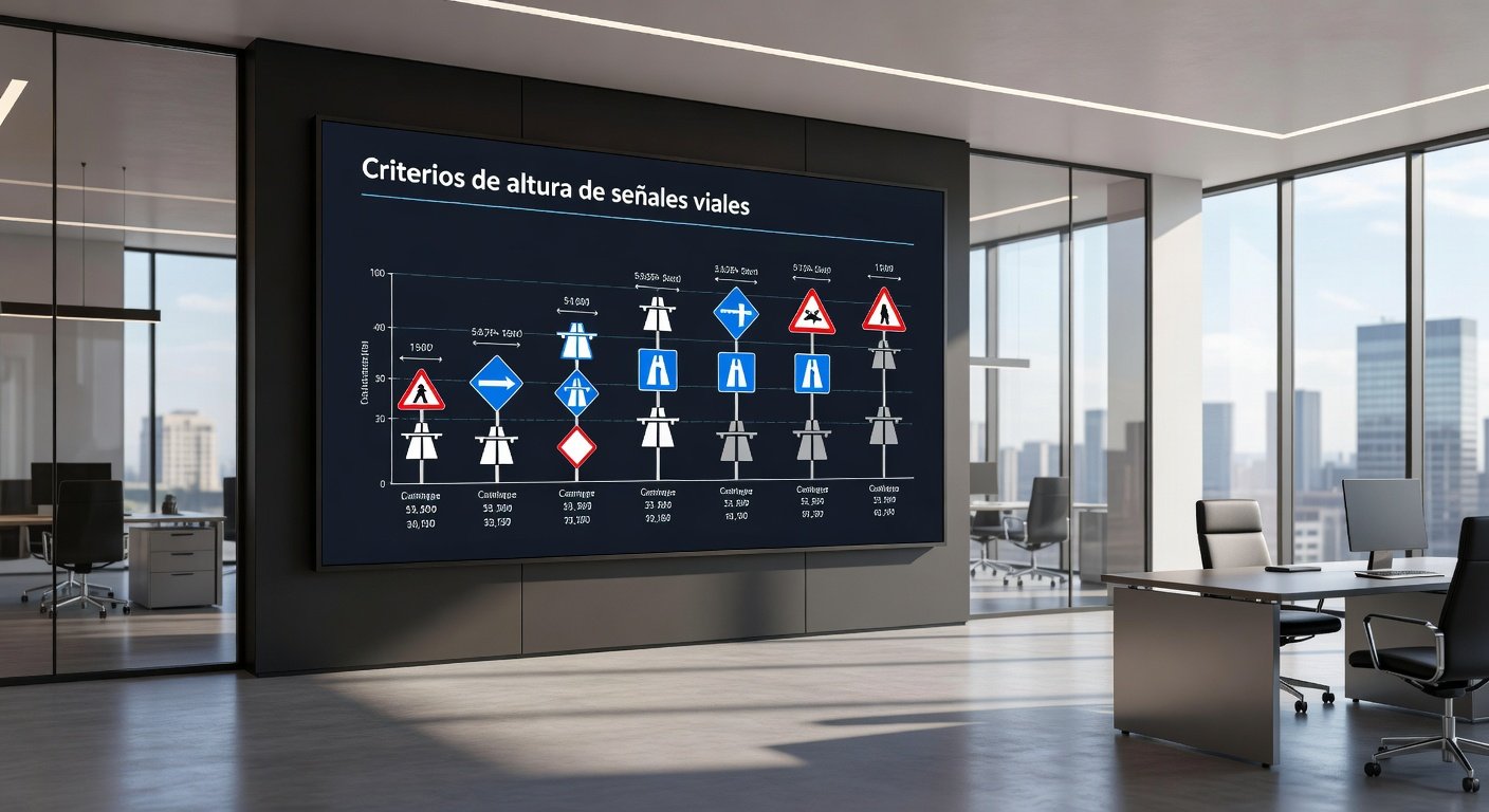 Criterios de altura de señales viales: Imagen principal