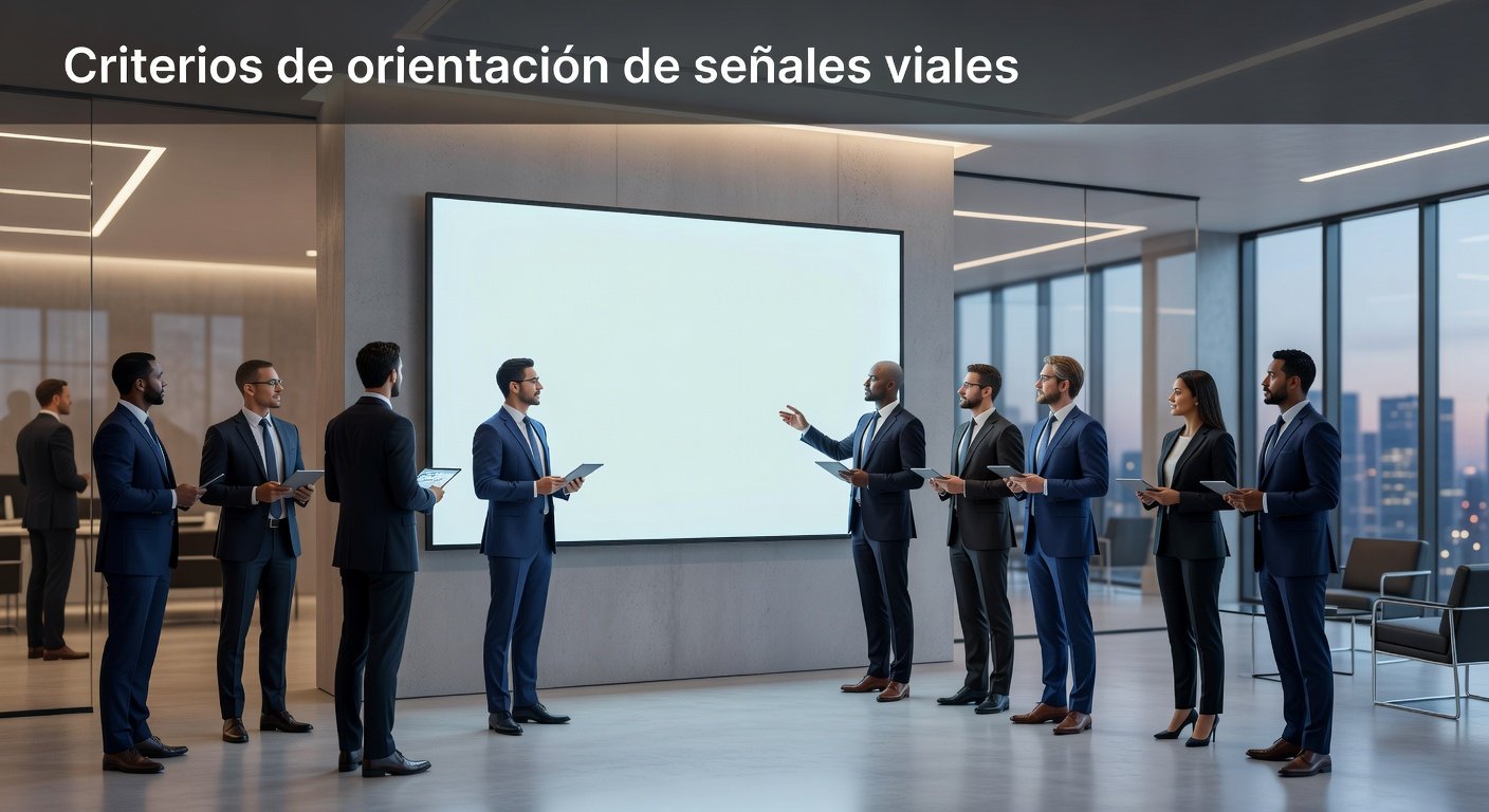 Criterios de orientación de señales viales: Imagen principal