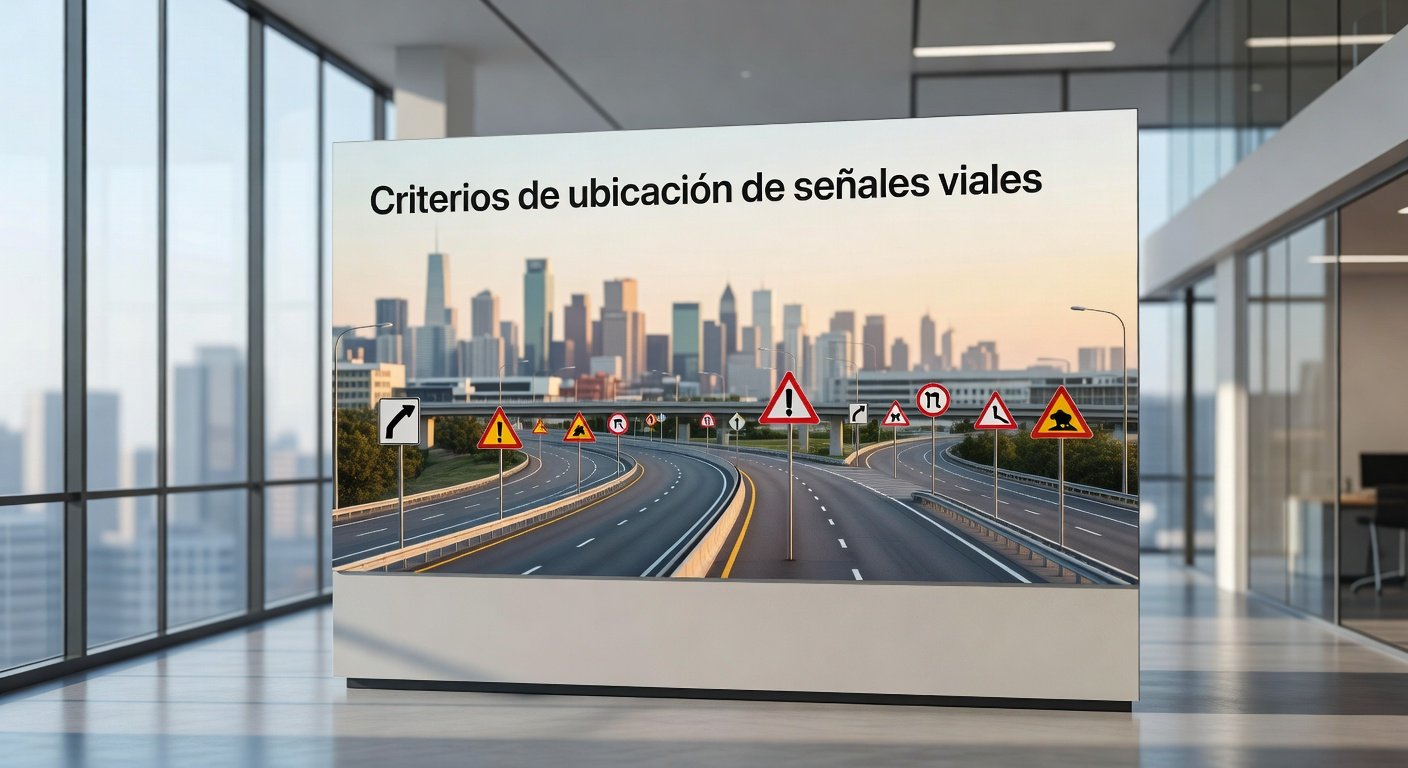 Criterios de ubicación de señales viales: Imagen principal