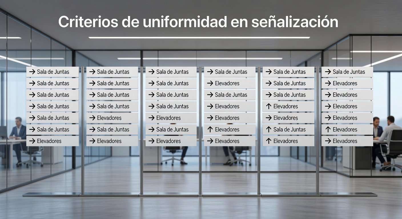 Criterios de uniformidad en señalización: Imagen principal