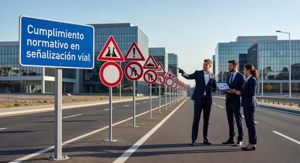 Cumplimiento normativo en señalización vial