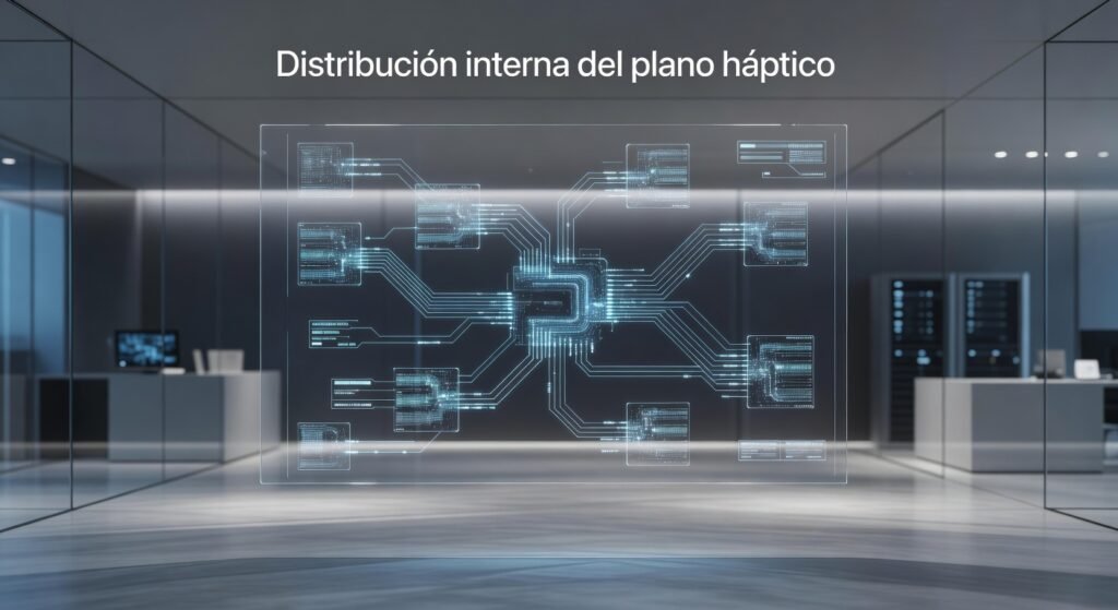 Distribución interna del plano háptico 1 Distribución interna del plano háptico