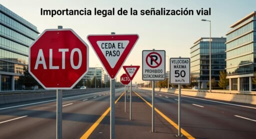Importancia legal de la señalización vial