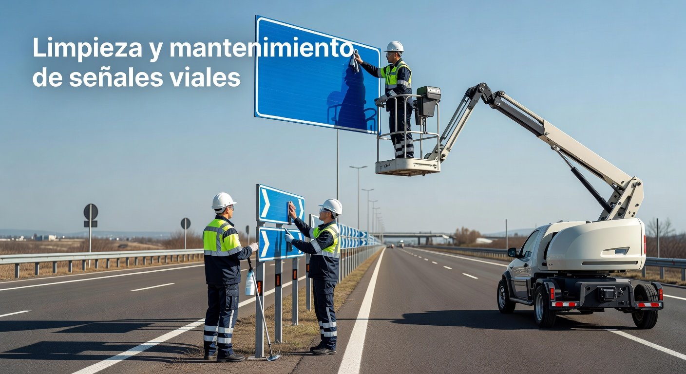 Limpieza y mantenimiento de señales viales: Imagen principal