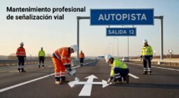 Mantenimiento profesional de señalización vial