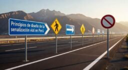 Principios de diseño de la señalización vial en Perú