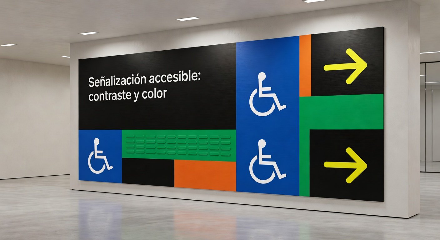 Señalización accesible: contraste y color: Imagen principal