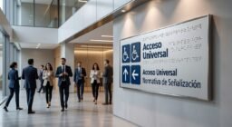 Señalización accesible en edificaciones normativa
