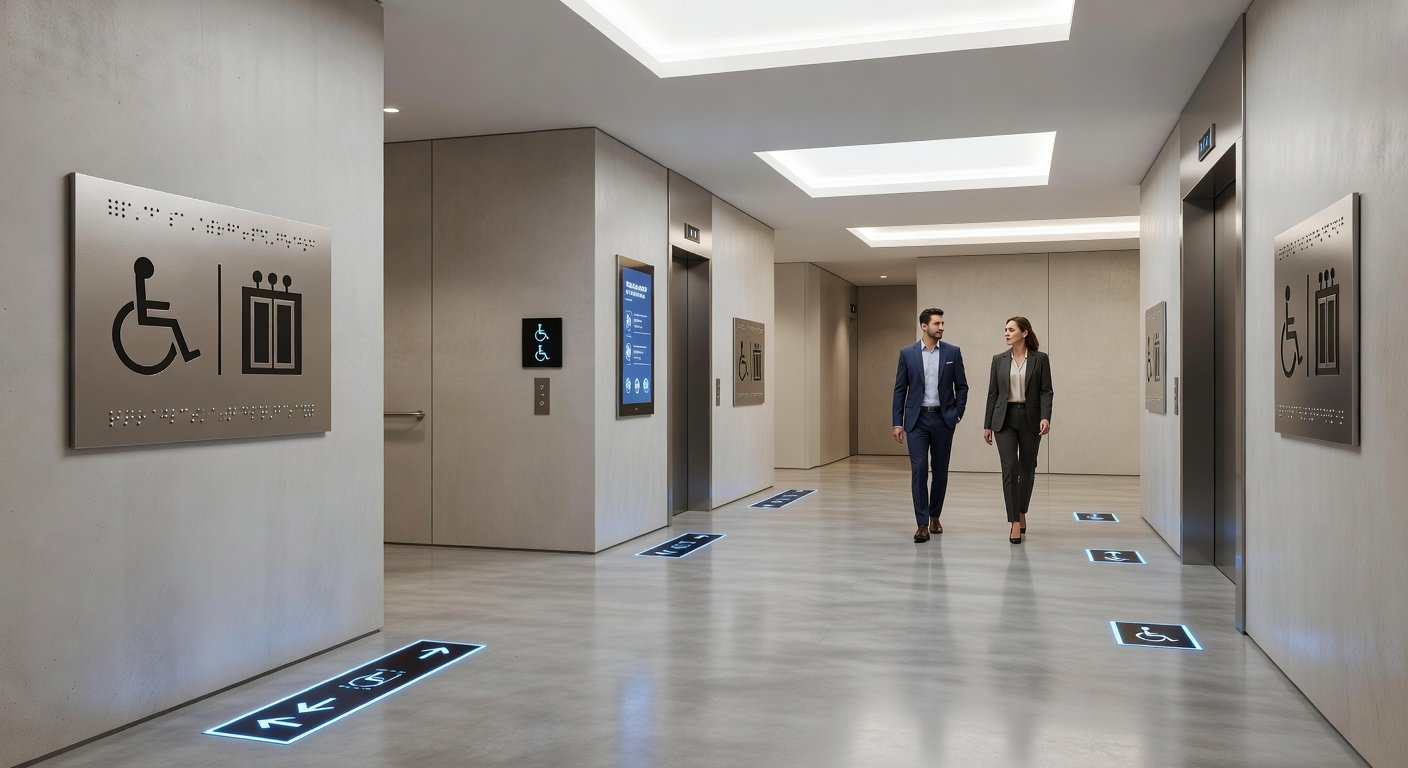 Señalización accesible en edificaciones normativa: Imagen principal