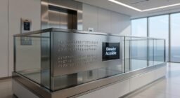 Señalización braille en plataformas elevadoras
